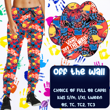 OFF THE WALL  - FUN KIDS RUN - JOGGER/CAPRI PREORDER CLOSING 11/5