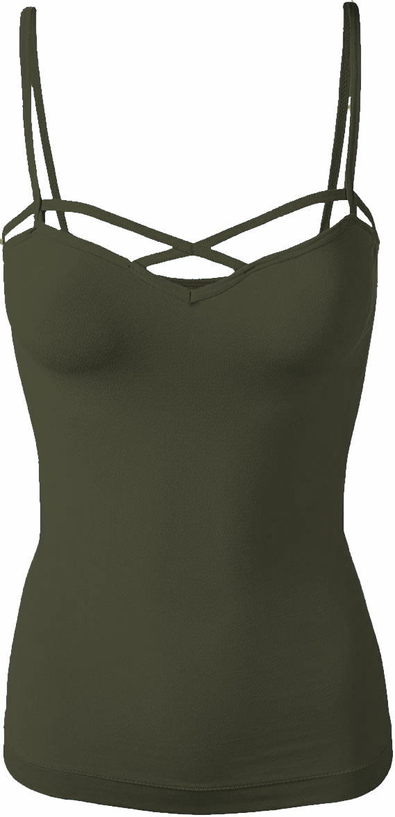 Criss Cross Strappy Seamless Cami