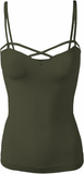 Criss Cross Strappy Seamless Cami Top