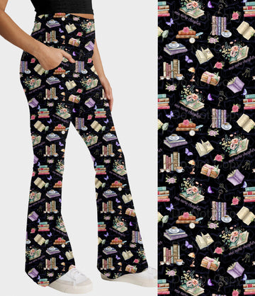 RTS - One More Chapter Flare Leggings w/ Pockets