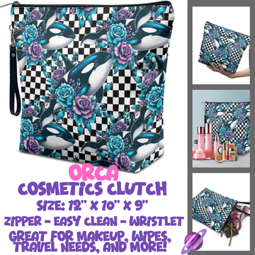 ORCA - CUSTOM COSMETIC CLUTCH PREORDER CLOSES 12/16