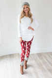 Mystery Christmas Print Soft Leggings