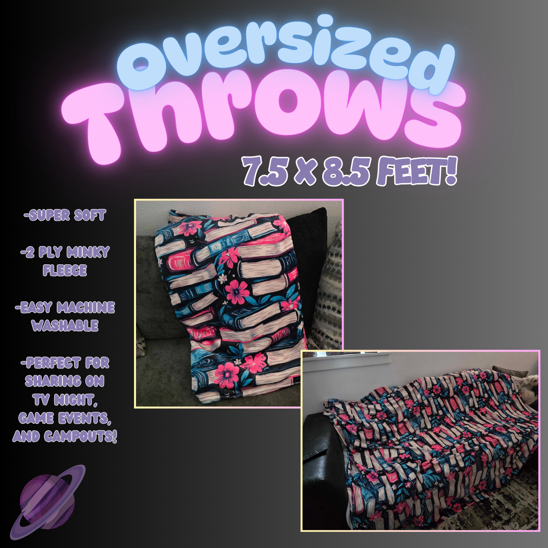 WHATS THIS-OVERSIZED THROWS 13-PREORDER CLOSING 6/9
