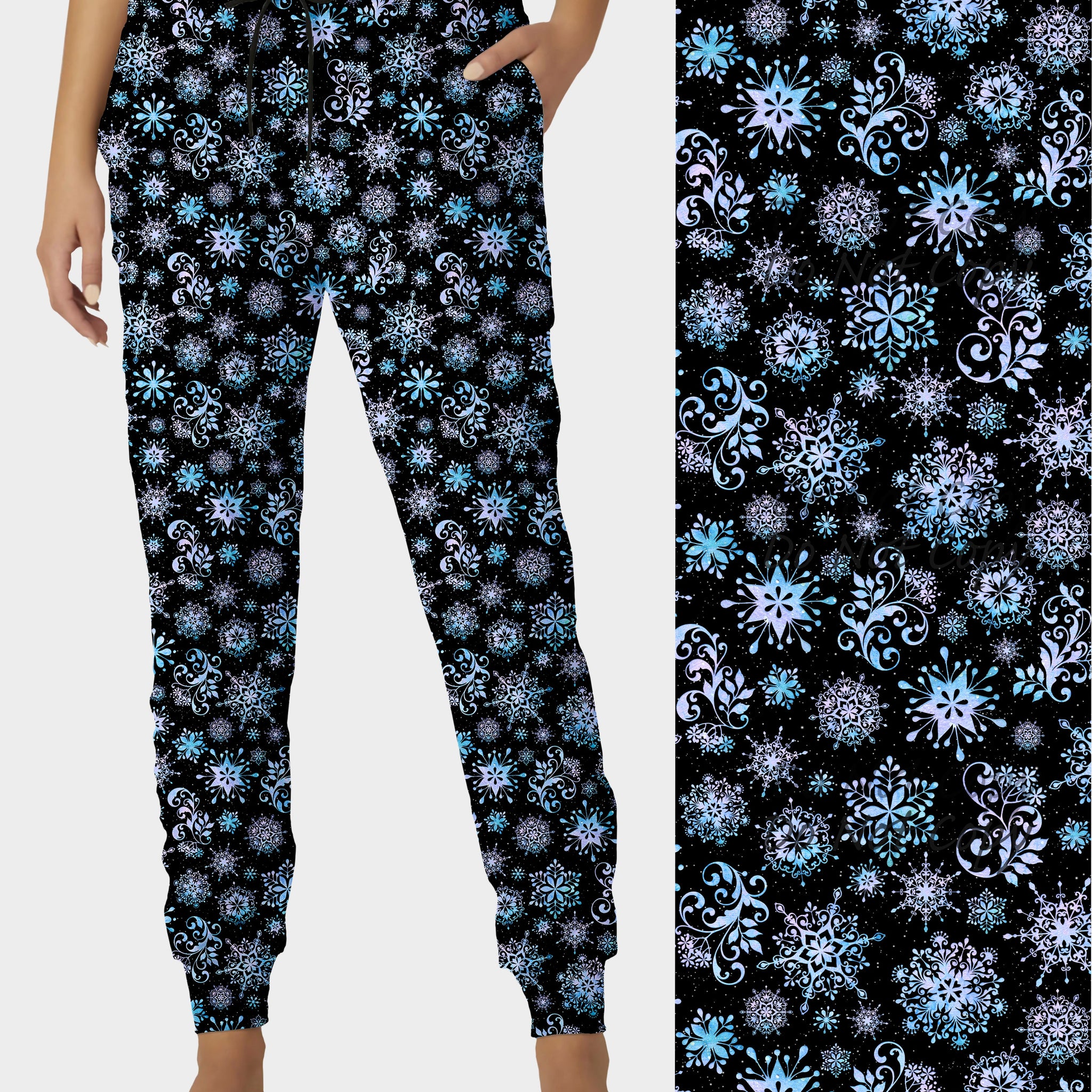 RTS - Paisley Snowflakes Joggers