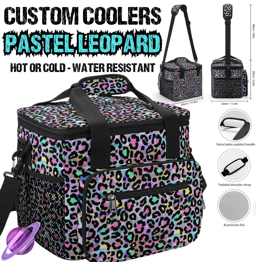 PASTEL LEOPARD - CUSTOM COOLERS CLOSING 12/27