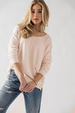 V-neck Hi-low Lusciously Soft Sweater