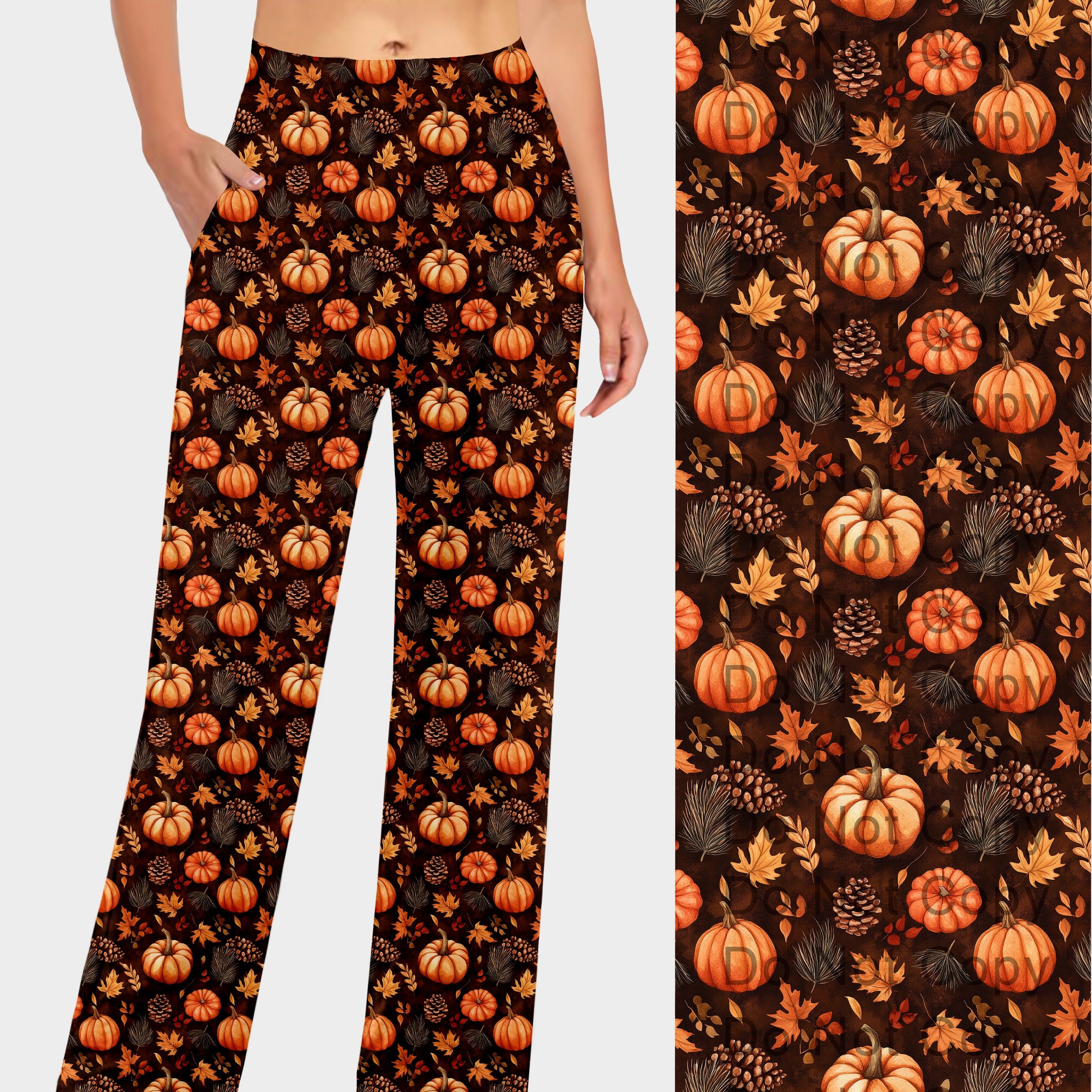 RTS - Pinecone Pumpkins Lounge Pants