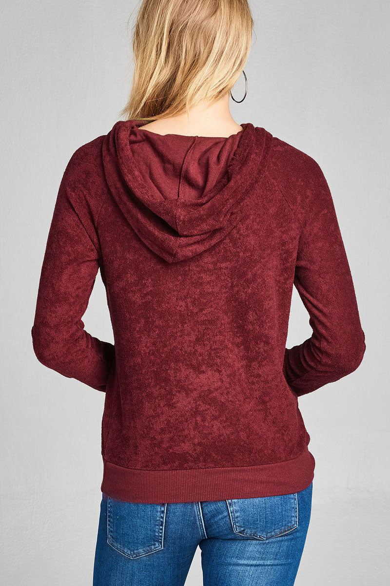 Kangaroo Pocket Hoodie Top