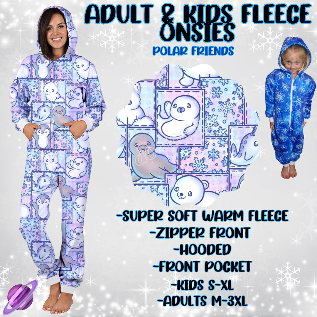 POLAR FRIENDS-ONESIES ROUND 3- PREORDER CLOSING 9/23