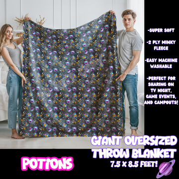 POTIONS- GIANT SHAREABLE THROW BLANKETS ROUND 10-PREORDER CLOSING 12/2