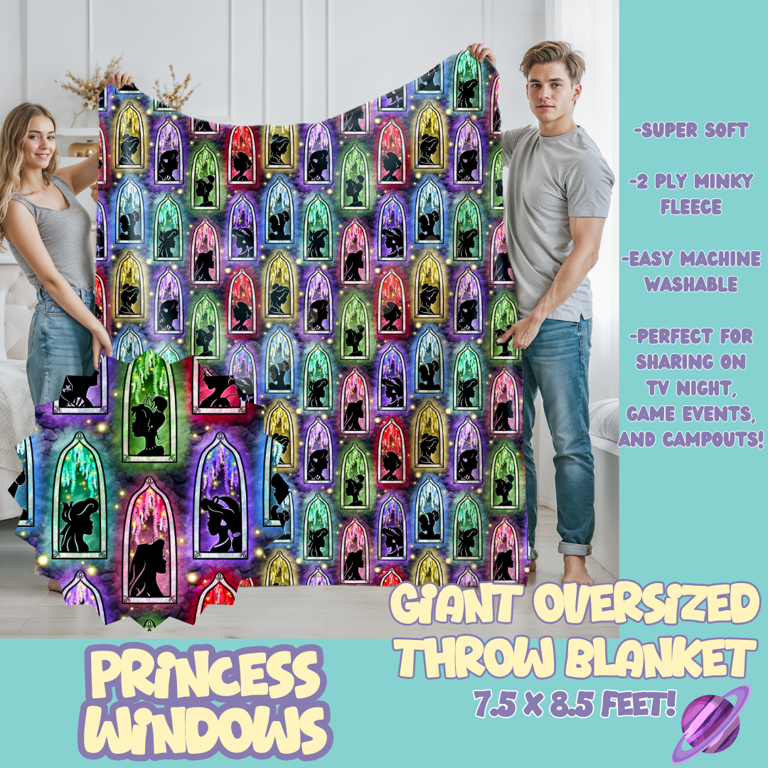 PRINCESS WINDOWS - OVERSIZED THROW BLANKET 11 - PREORDER CLOSING 2/2