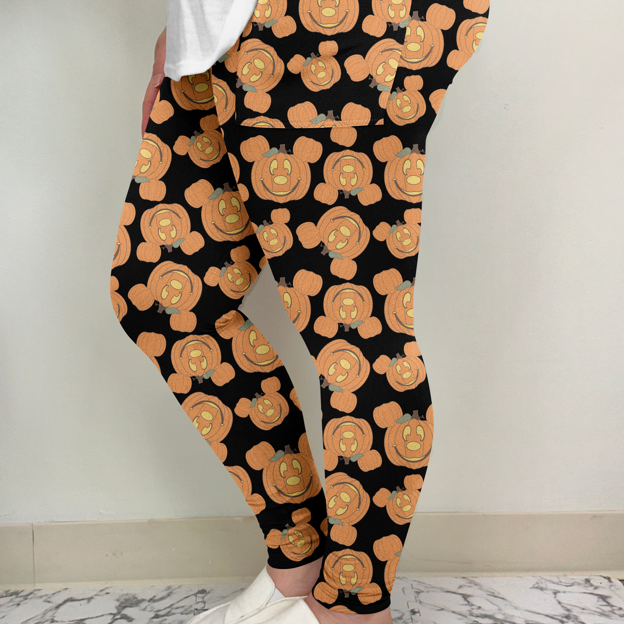 Pumpkin Ears Leggings w/ Pockets