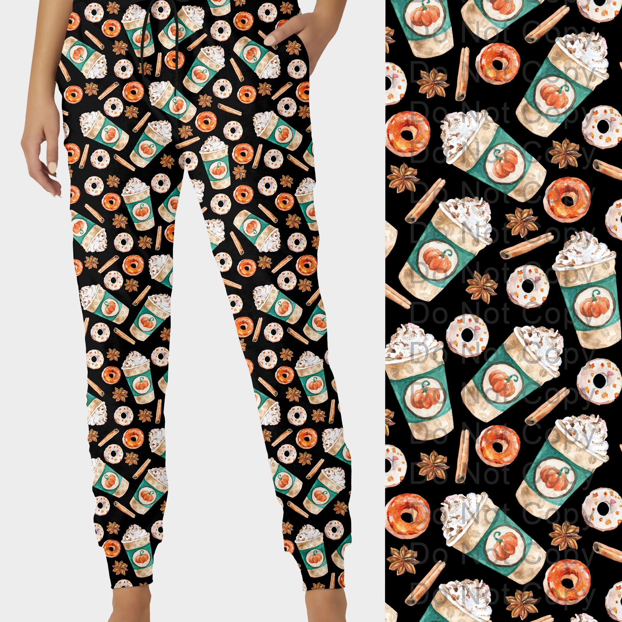 RTS - Pumpkin Spice Latte Joggers