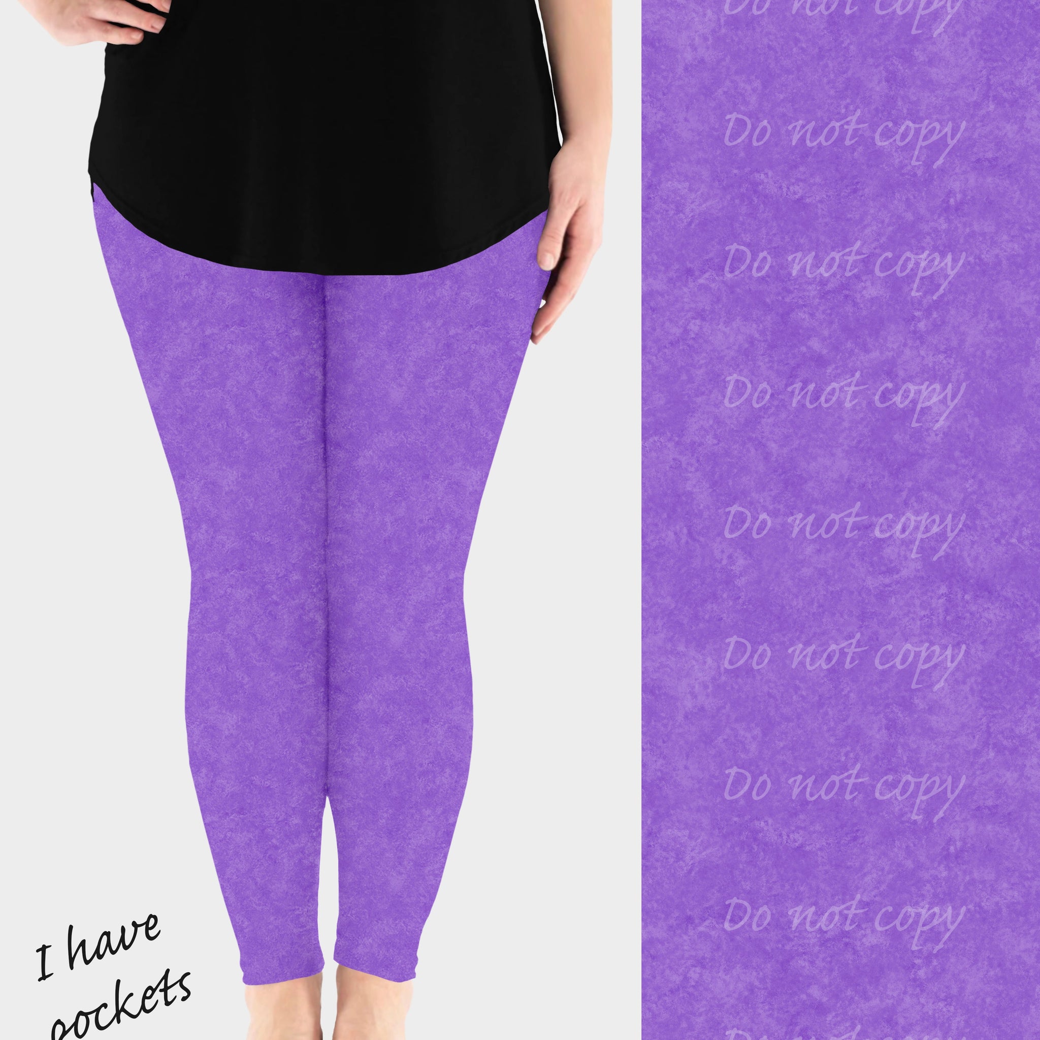 RTS - Purple Passion Leggings w/ Pockets