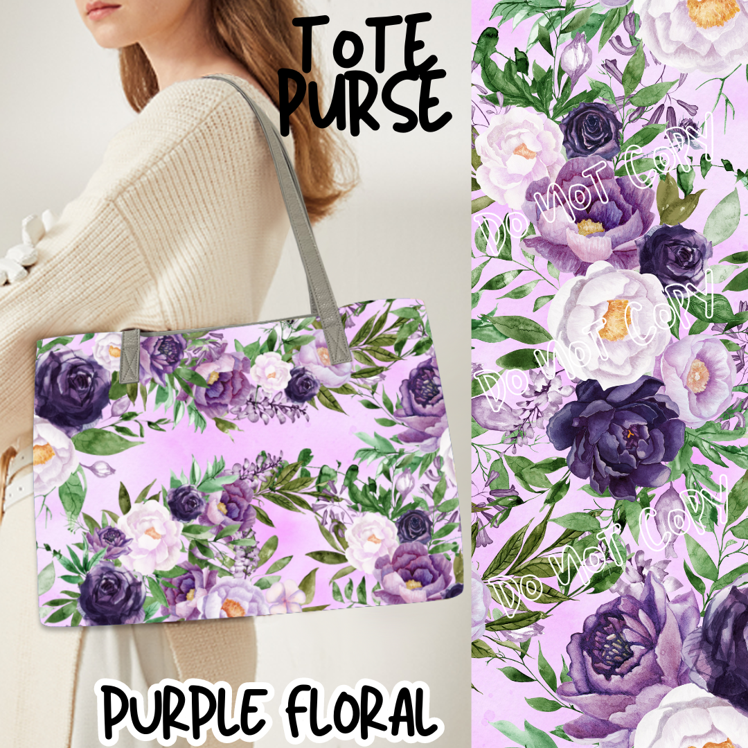 PURPLE CAT - BAG RUN 3 - TOTE PURSE - PREORDER CLOSING 10/22