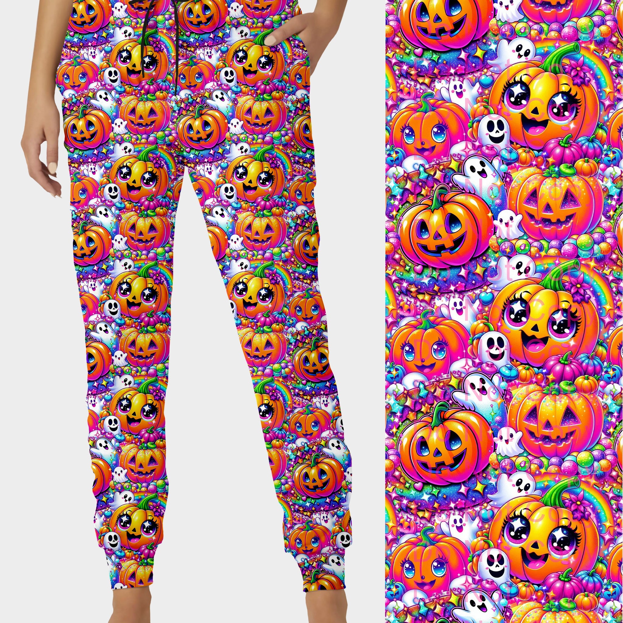 RTS - Rainbow Pumpkins Joggers