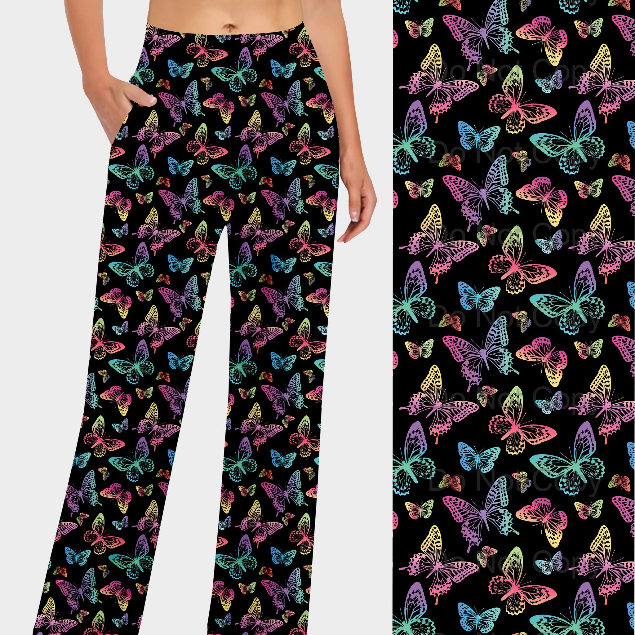 RTS - Rainbow Butterflies Lounge Pants