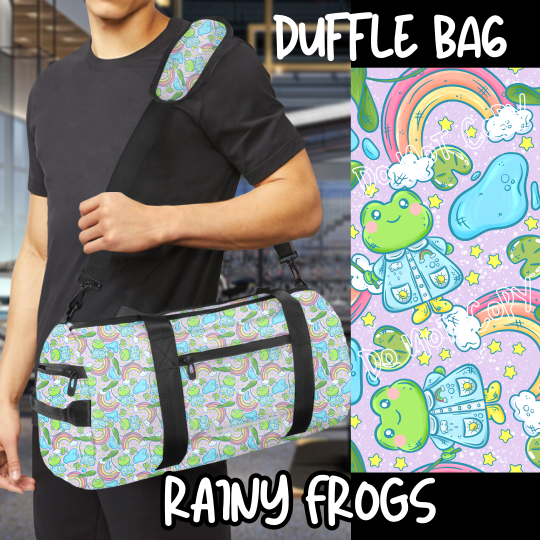 RAINY FROGS - BAG RUN 3 - DUFFLE BAG - PREORDER CLOSING 10/22