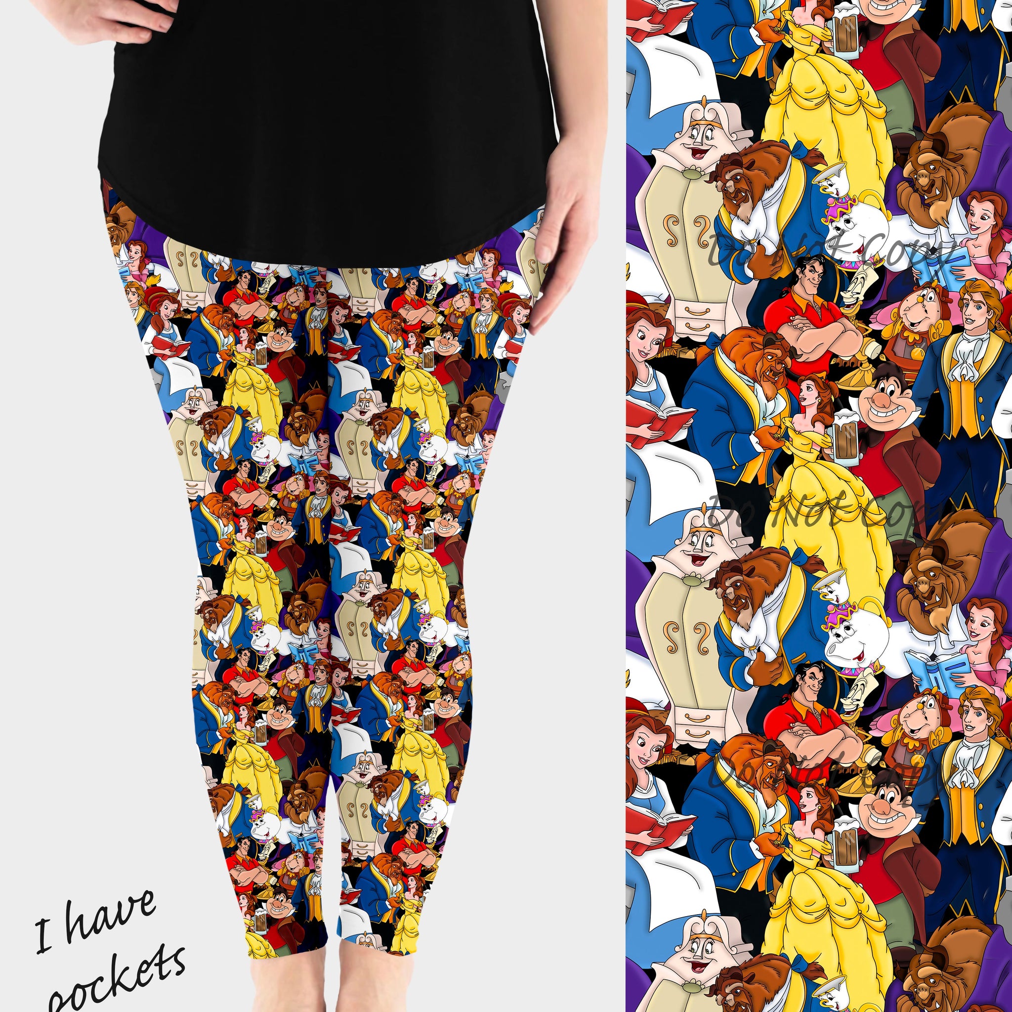 RTS - Reading Beauty Leggings w/ Pockets