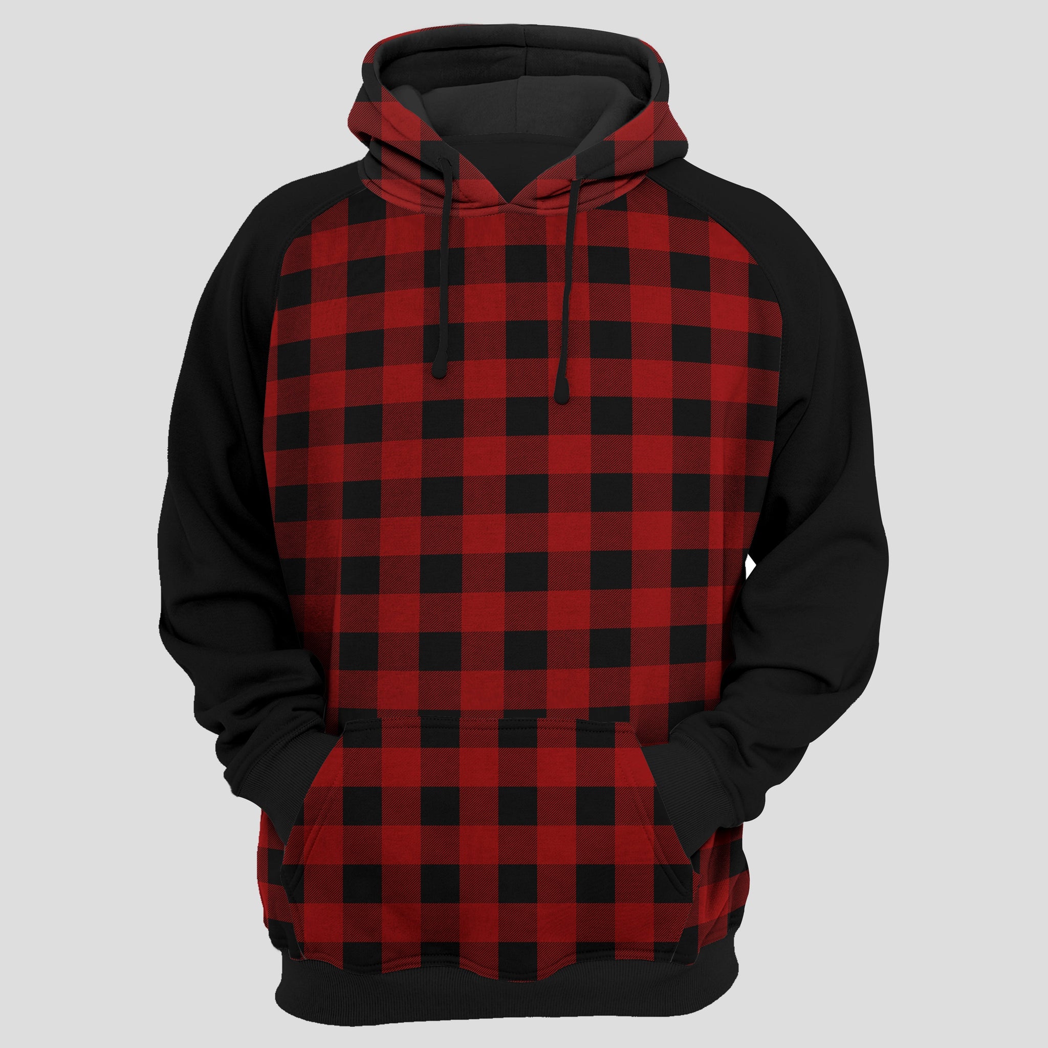 RTS - Red Buffalo Plaid Hoodie