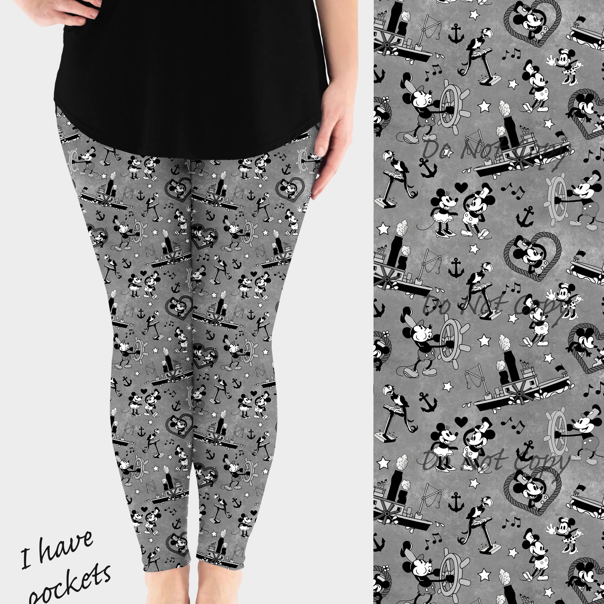 RTS - River Boat Leggings w/ Pockets