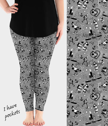 RTS - River Boat Leggings w/ Pockets