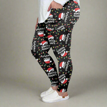 Santa's Favorite Print Leggings w/ Pockets | ETA 12/5