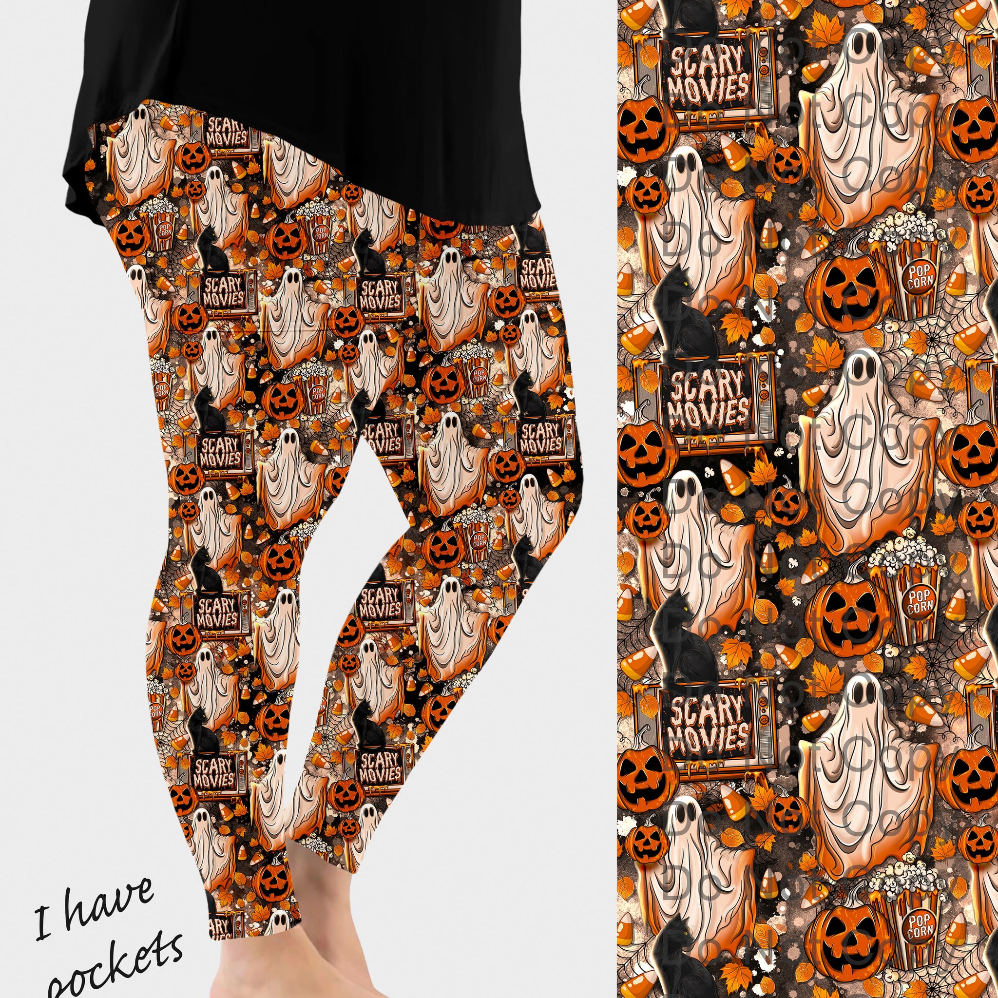 RTS - Scary Movies Leggings w/ Pockets