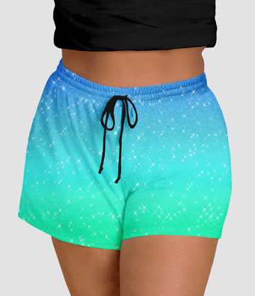 RTS - Seaside Sparkle Jogger Shorts