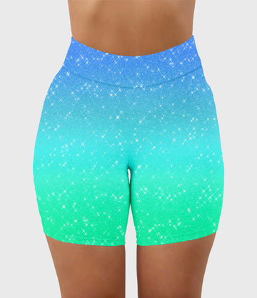 RTS - Seaside Sparkle Biker Shorts