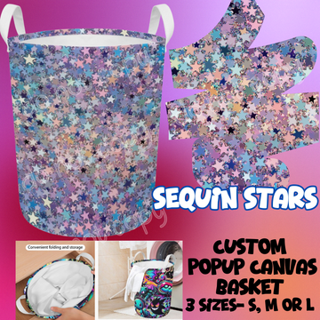 SEQUIN STARS - STORAGE BASKETS - PREORDER CLOSING 12/4