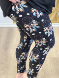 Feather & Crystal Dreamcatcher Print Leggings