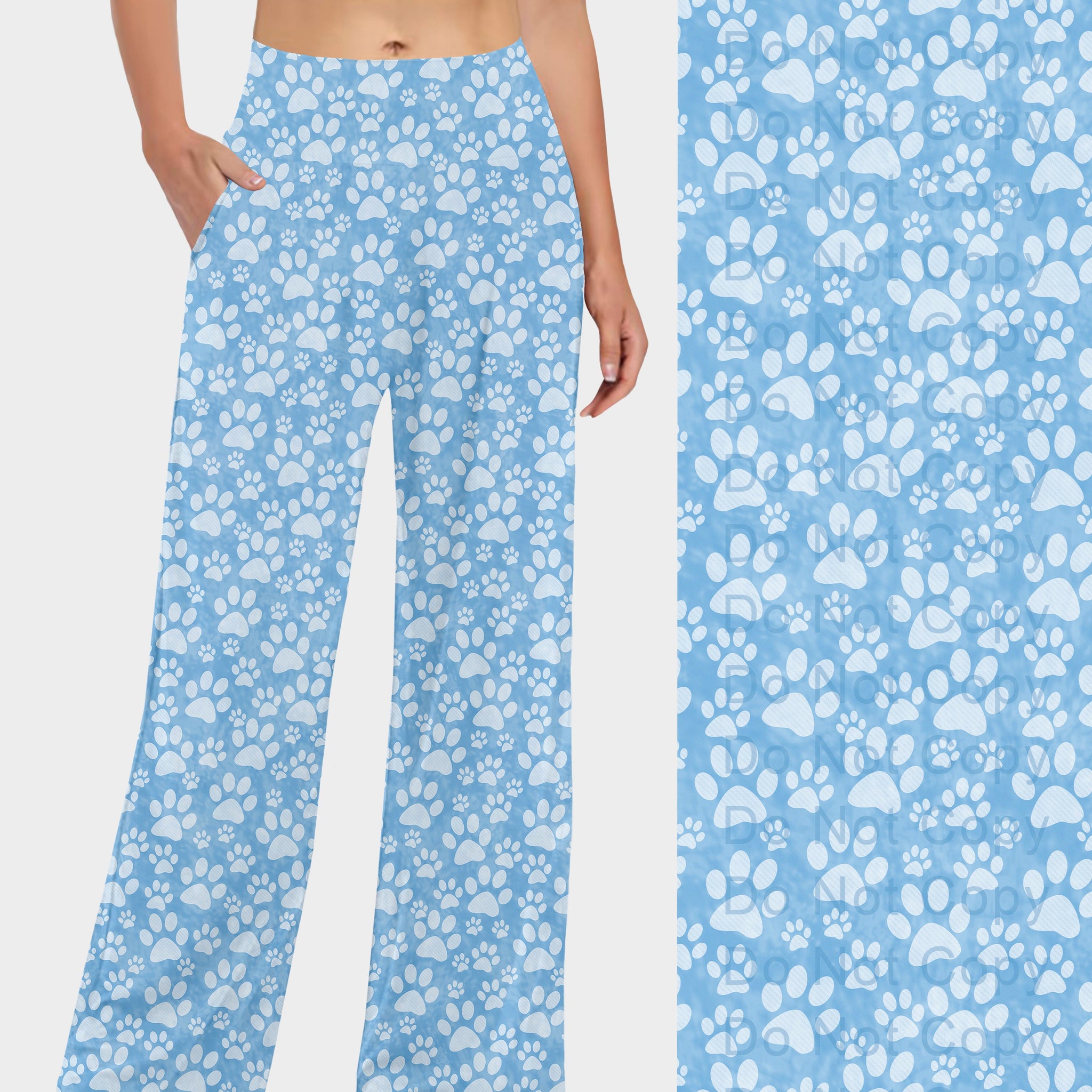 RTS - Sky Blue Paws Lounge Pants