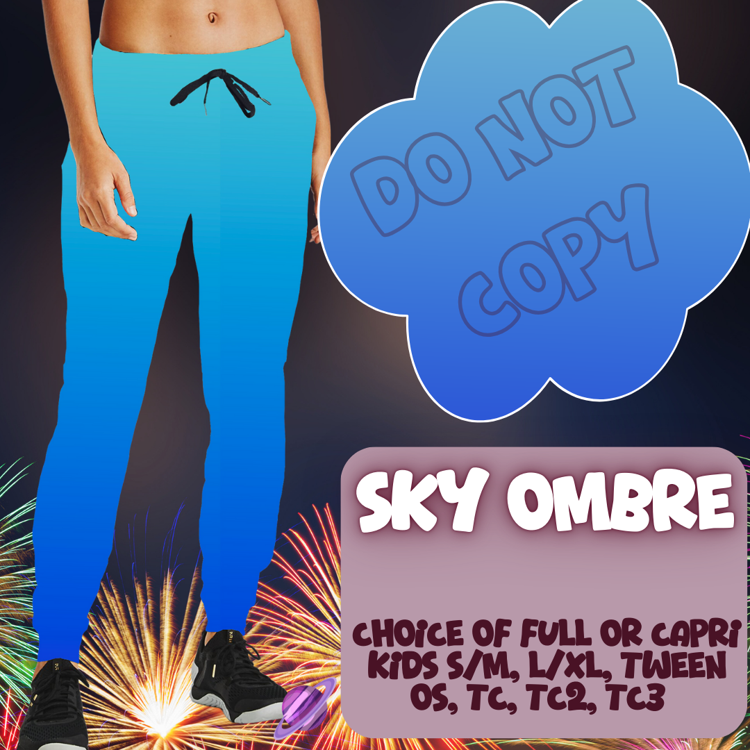 SKY OMBRE - SKIRT/LEGGING/JOGGER/LOUNGER - OMBRE RUN 3 PREORDER CLOSING 1/17