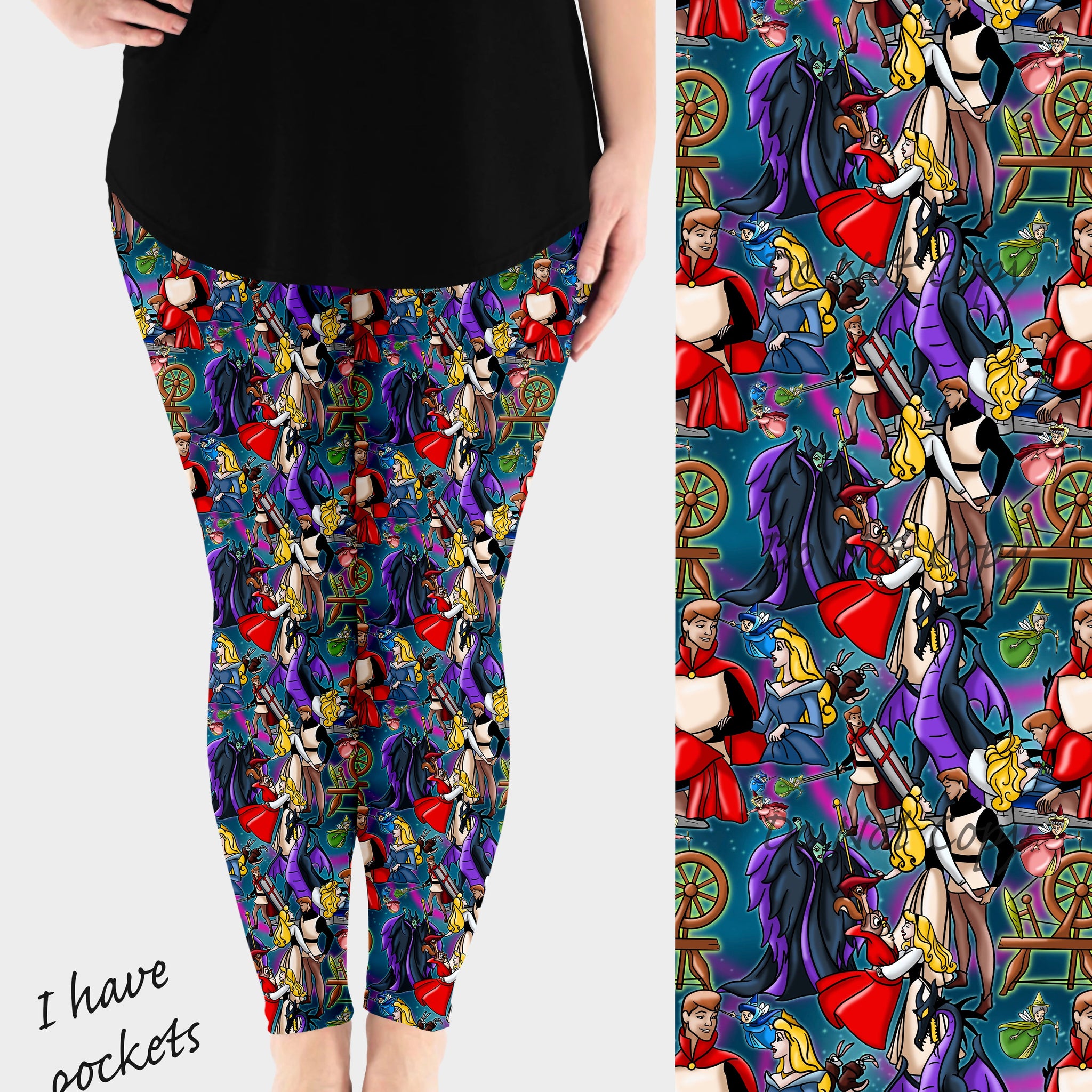 RTS - Sleep Enchantment Leggings w/ Pockets