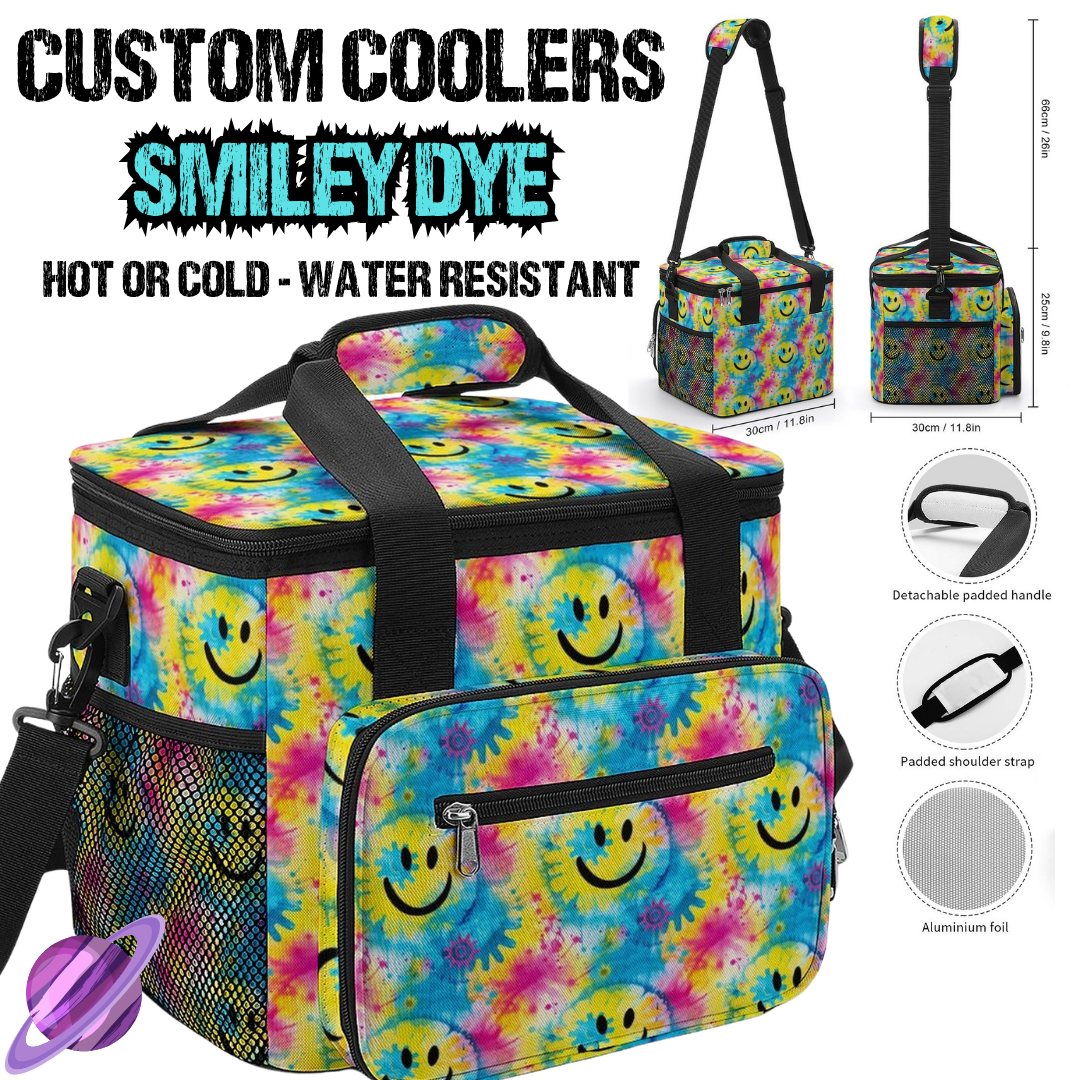 SMILEY DYE - CUSTOM COOLERS CLOSING 12/27