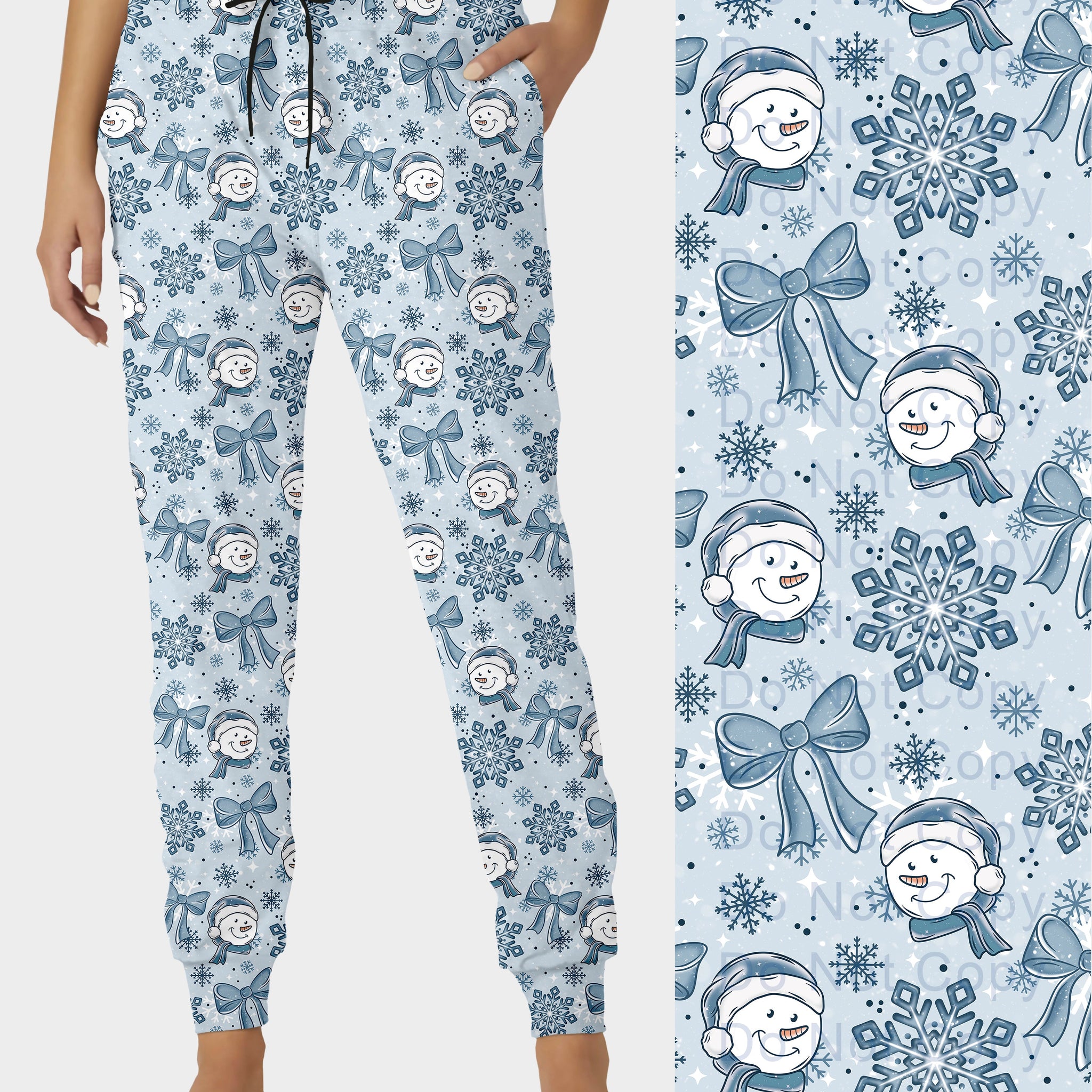 RTS - Snowman Bows Joggers