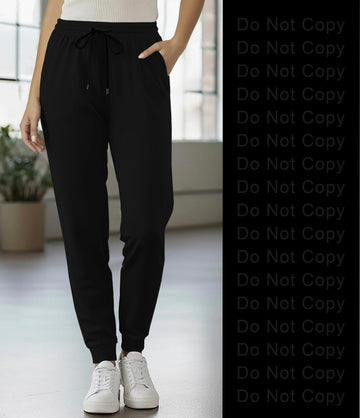 RTS - Solid Black Joggers