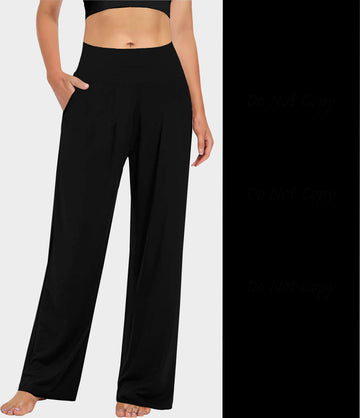 RTS - Solid Black Lounge Pants