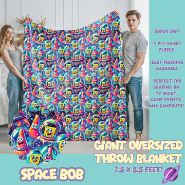 SPACE BOB - OVERSIZED THROW BLANKET 11 - PREORDER CLOSING 2/2