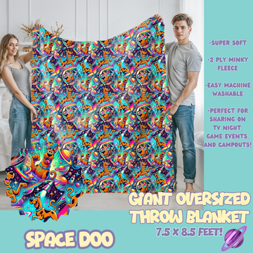 SPACE DOO - OVERSIZED THROW BLANKET 11 - PREORDER CLOSING 2/2