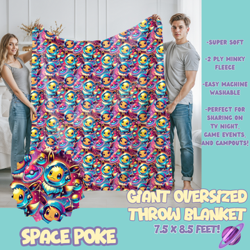 SPACE POKE - OVERSIZED THROW BLANKET 11 - PREORDER CLOSING 2/2