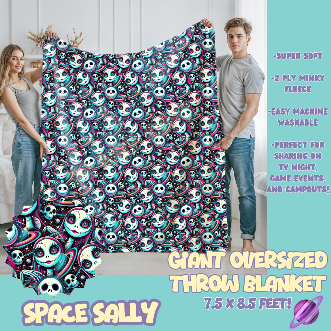 SPACE SALLY - OVERSIZED THROW BLANKET 11 - PREORDER CLOSING 2/2