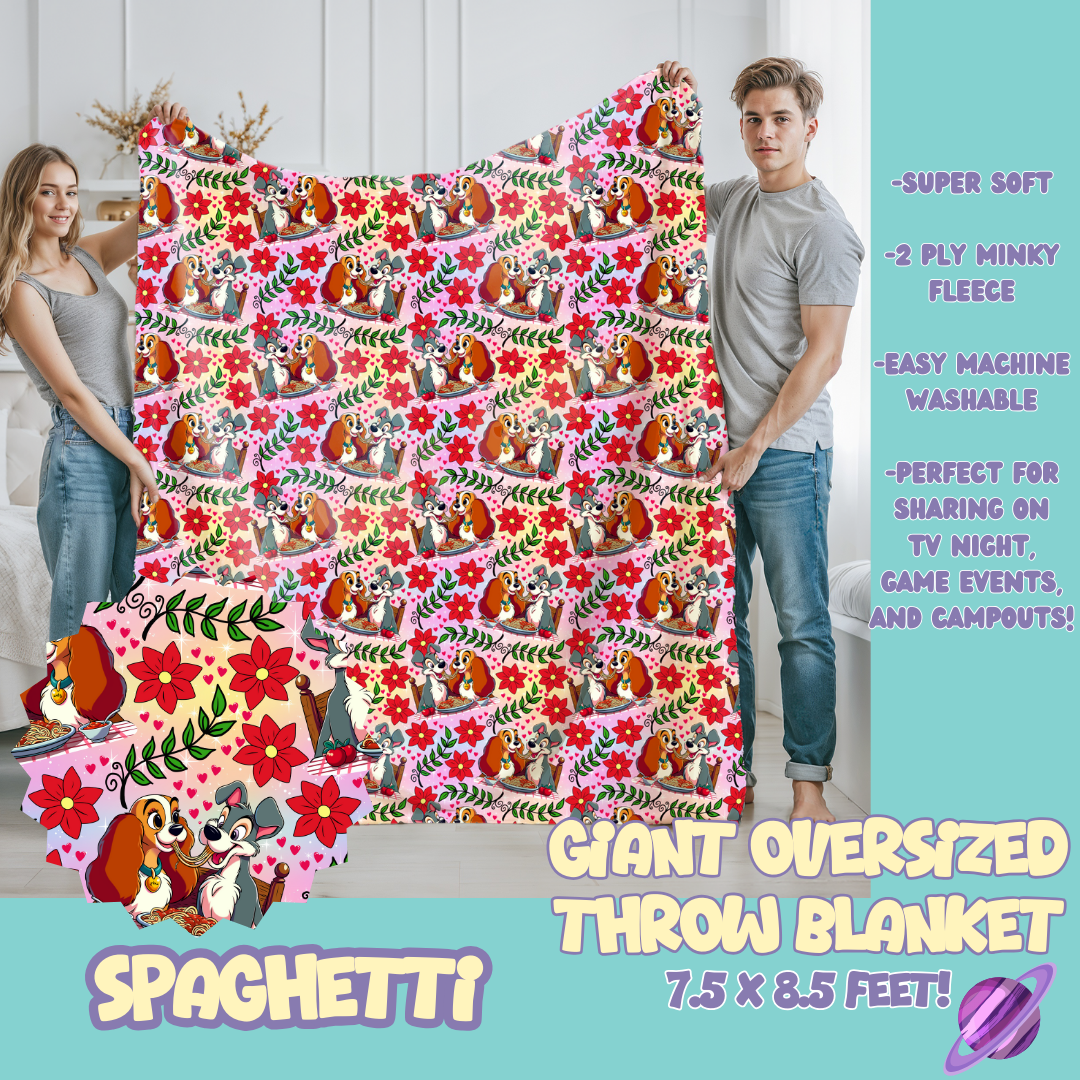 SPAGHETTI - OVERSIZED THROW BLANKET 11 - PREORDER CLOSING 2/2