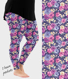 RTS - Spring Flowers Leggings w/ Pockets