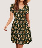 RTS - Squirrel Pocket Dress