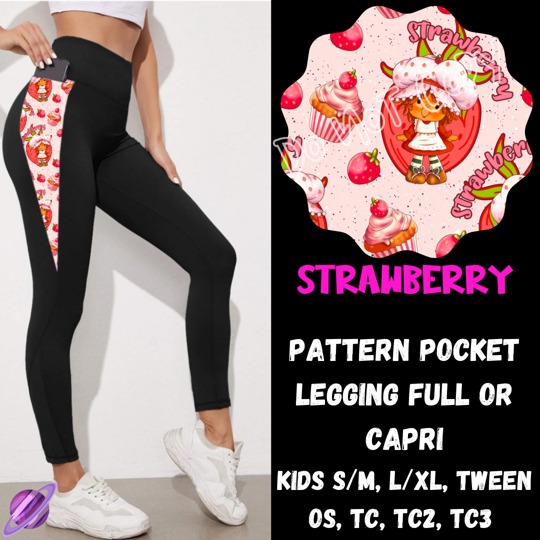 STRAWBERRY - LEGGING/CAPRI-ZIP UP HOODIE OUTFIT RUN PREORDER CLOSES 1/26