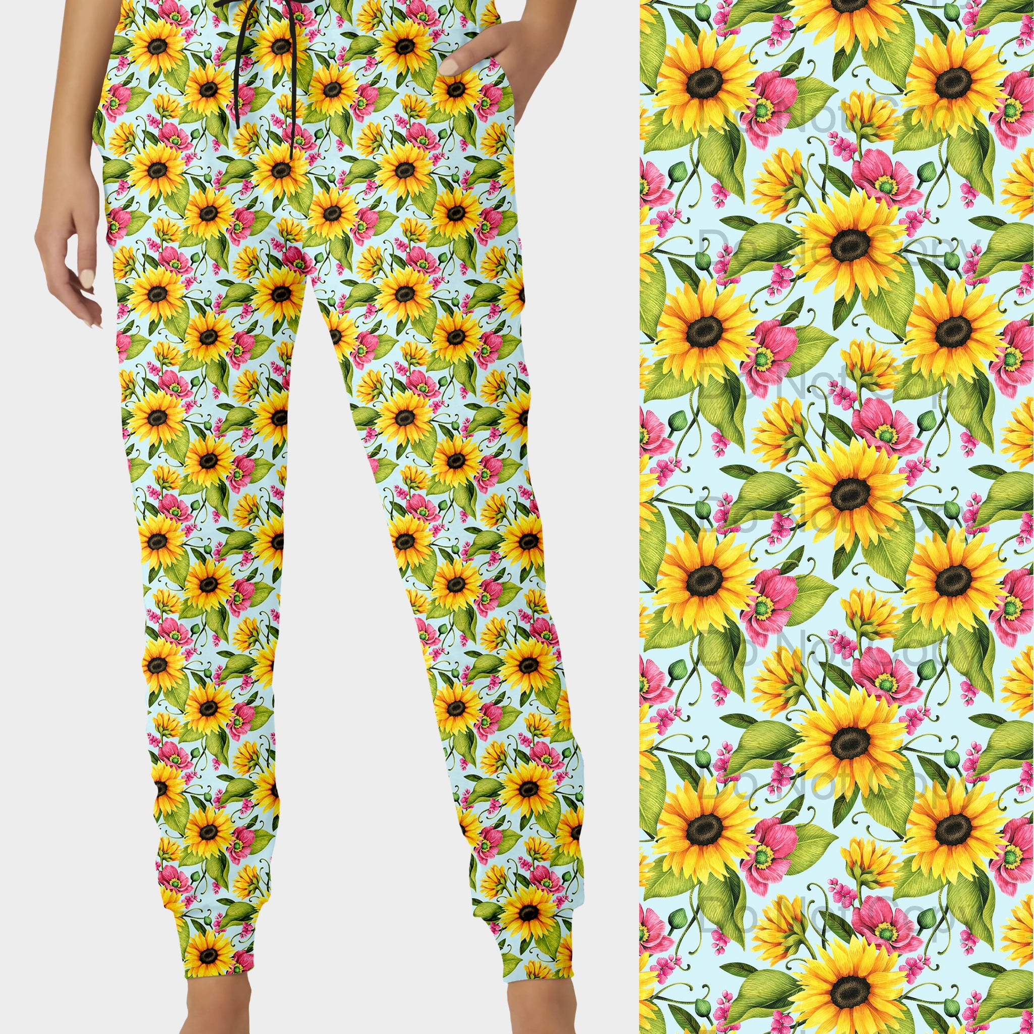 RTS - Summer Sunflower Joggers