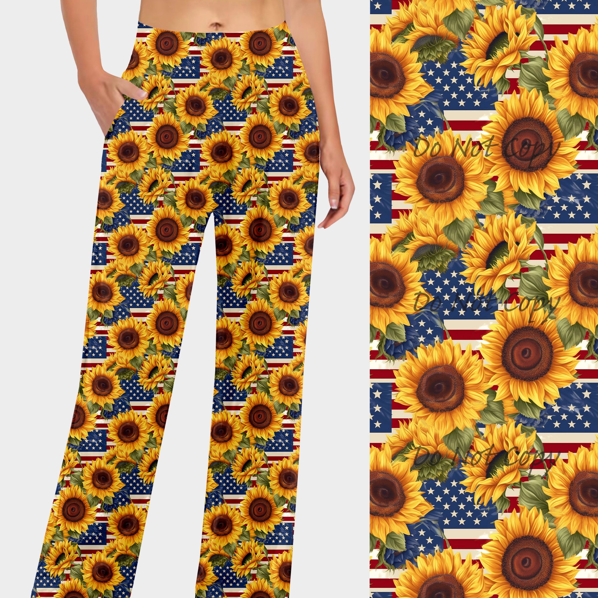 RTS - Sunflower Flag Lounge Pants