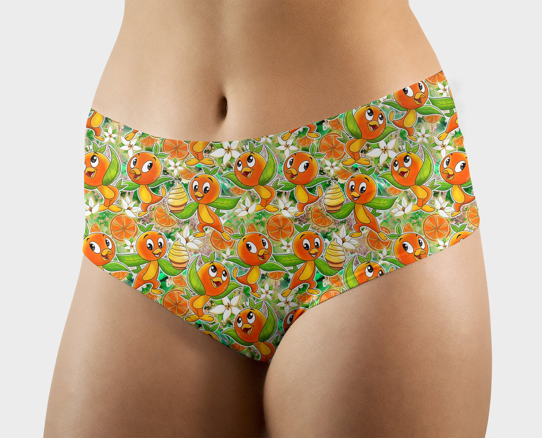 RTS - Sunny Orange Hipster/High Waist Panties